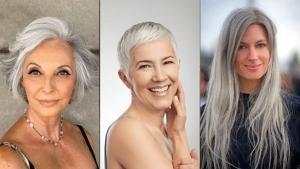 Cabelos Grisalhos com Estilo