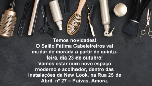 Novo Espaço, a Mesma Qualidade de Sempre!